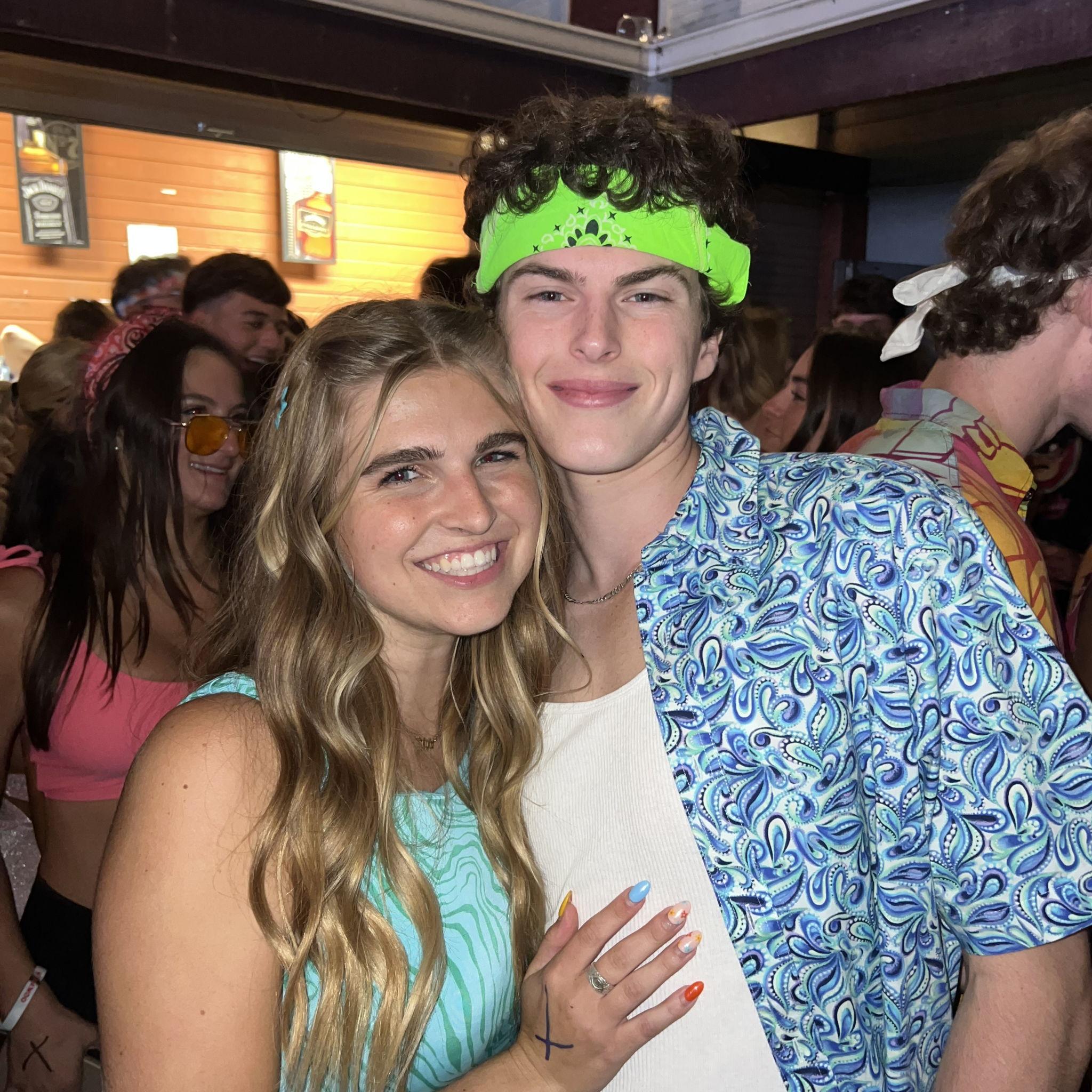 Now rewinding back to our first photo we ever took together at the “Pikeadellic” function! This is the night Jake told Ella he wanted to pursue her and continue going on dates.