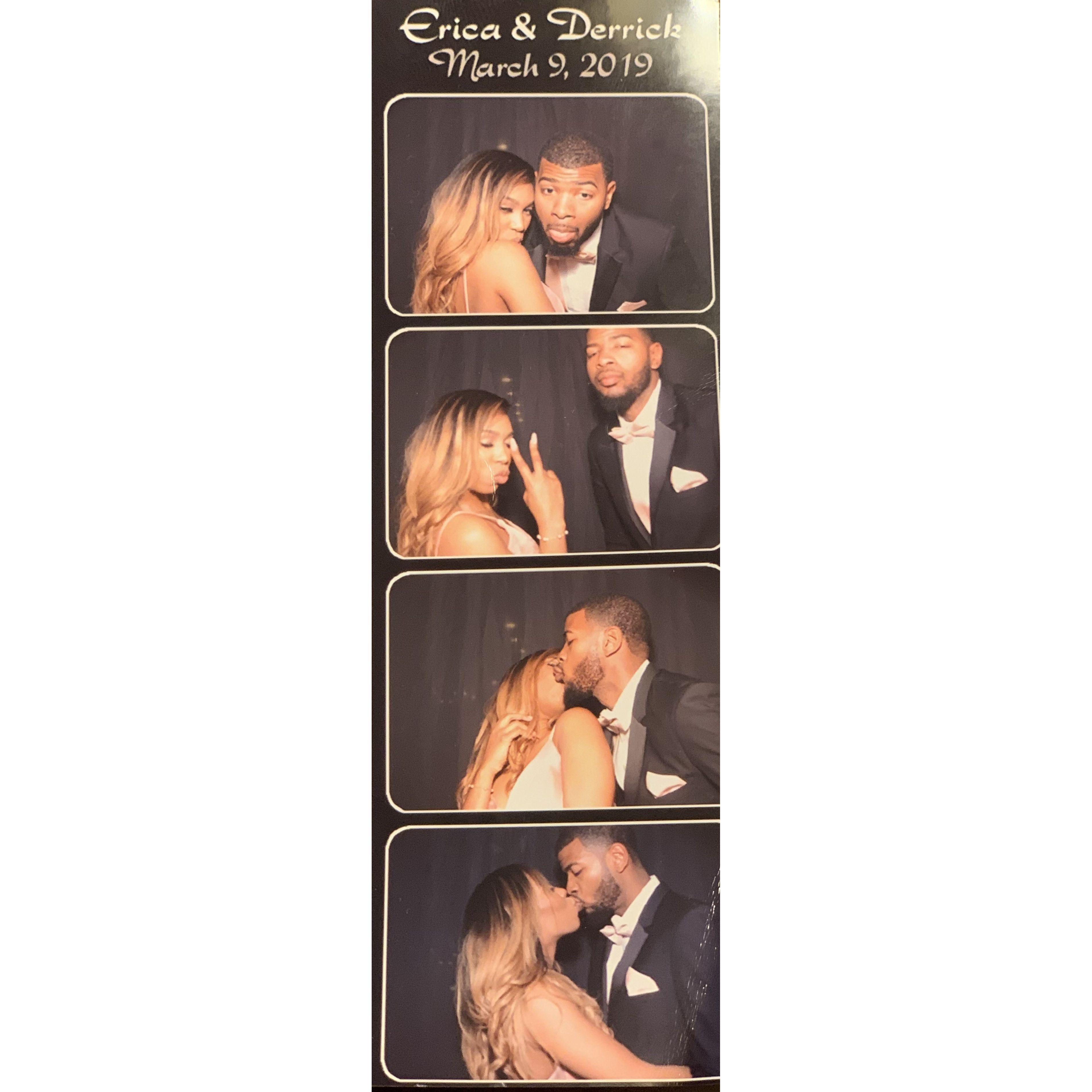 Photobooth fun at a wedding!