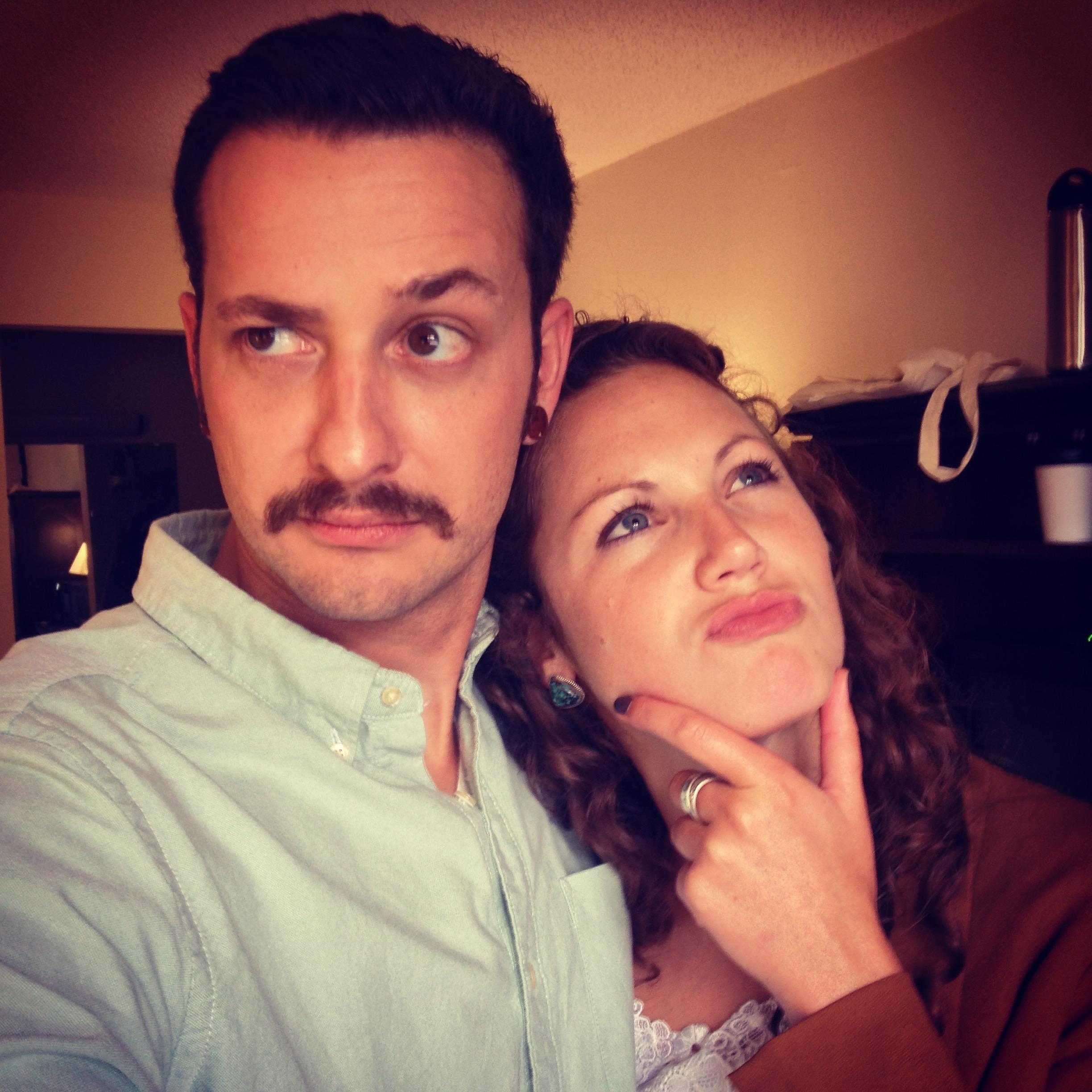 I mustache you a question...aren't we cute together?
