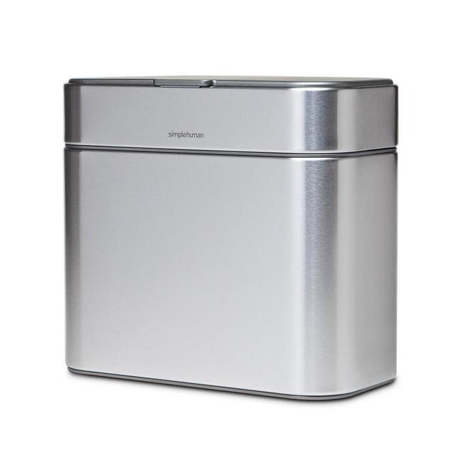 Simplehuman 4-Liter Compost Caddy, Brushed Stainless Steel