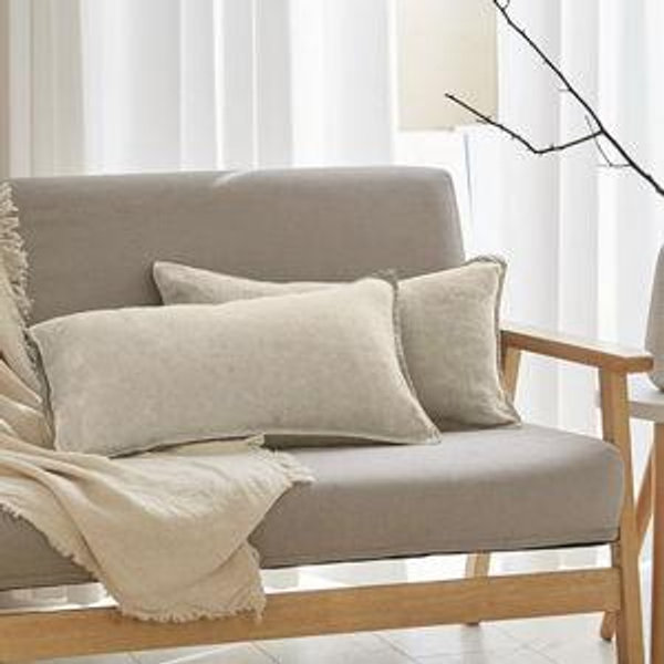 Linen - Lumbar Pillow Cover Set of 2