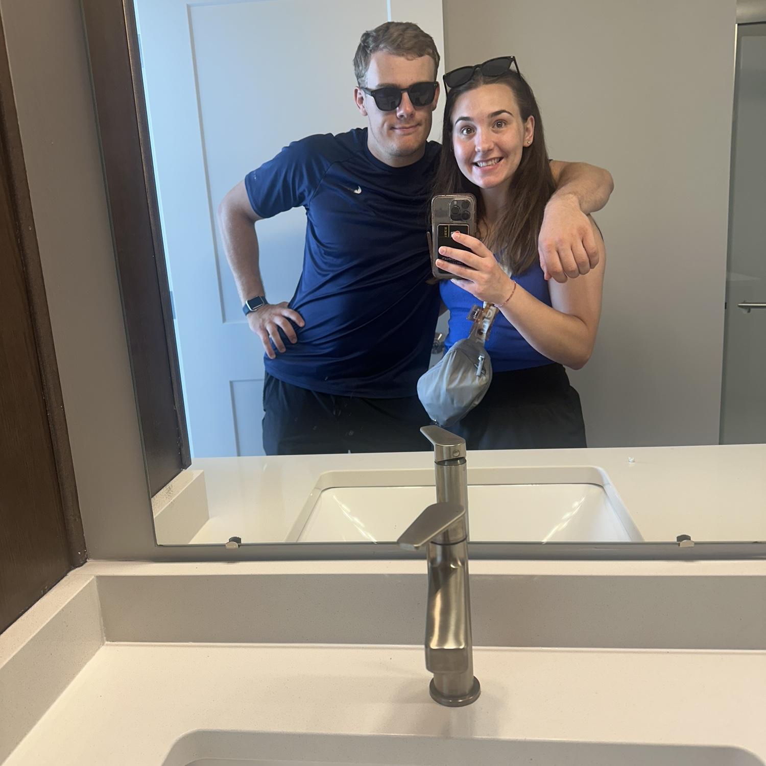 The day we moved into our apartment together.