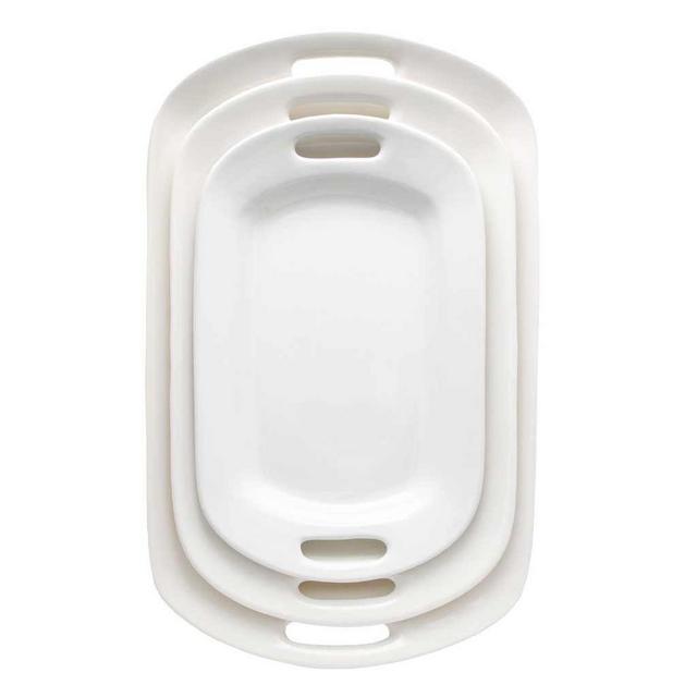 Handled Platter, Set of 3