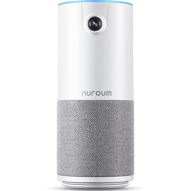 Conference Webcam w/Microphone & Speaker for HD1080P Video Call, Portable All-in-1 Wide-Angle 90° Camera, 10ft Voice Pickup, AI Noise-Cancel, USB Plug&Play&Power, Speakerphone&Cam Meeting System, Zoom