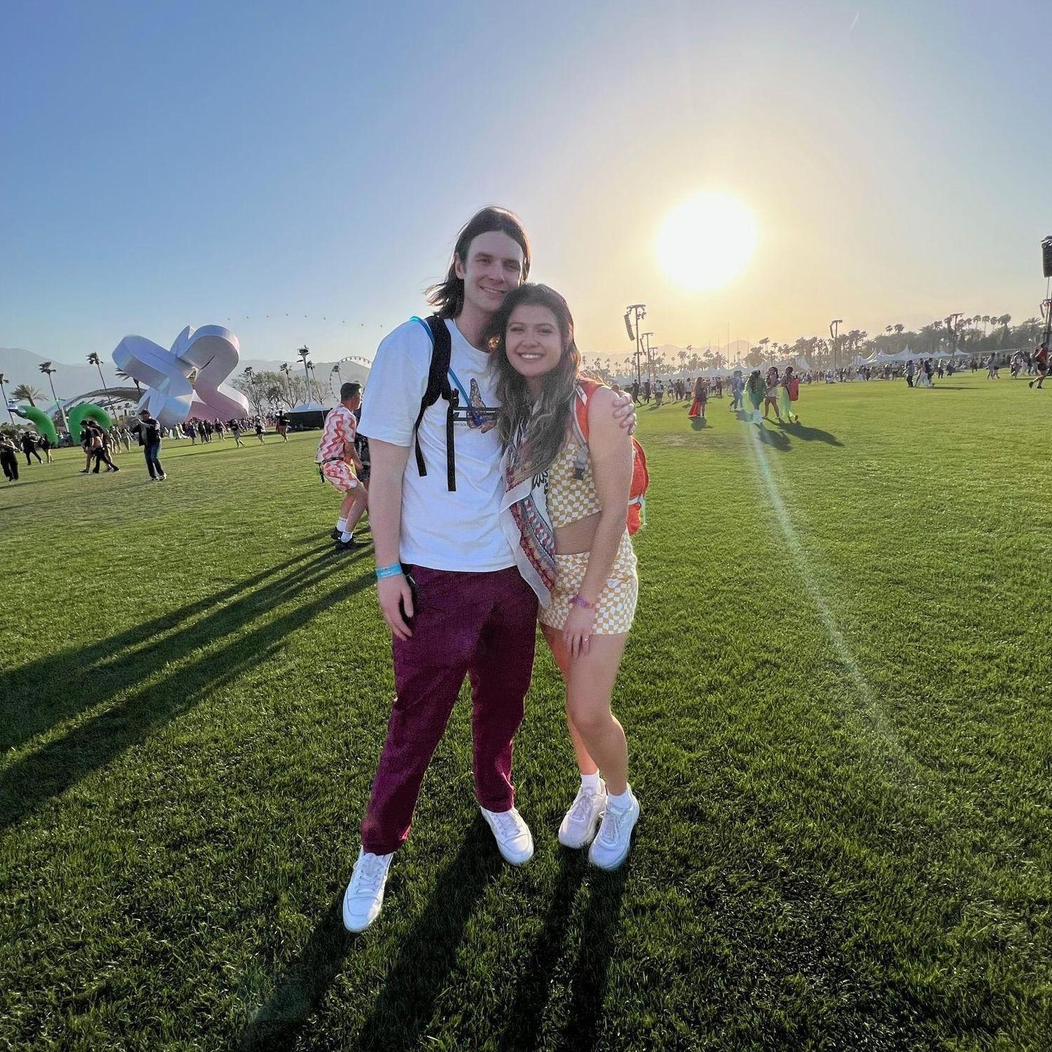 Travis's first Coachella!