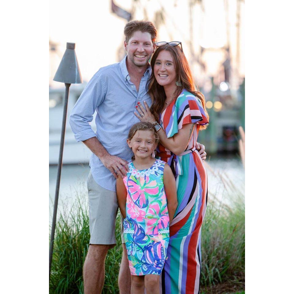 Our first family picture as a newly engaged couple!
