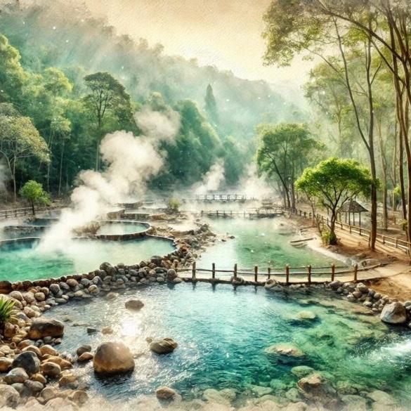 Hot Springs on our Honeymoon