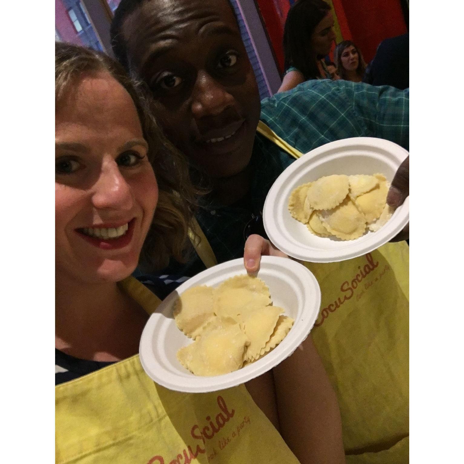 Learning the fine art of ravioli making