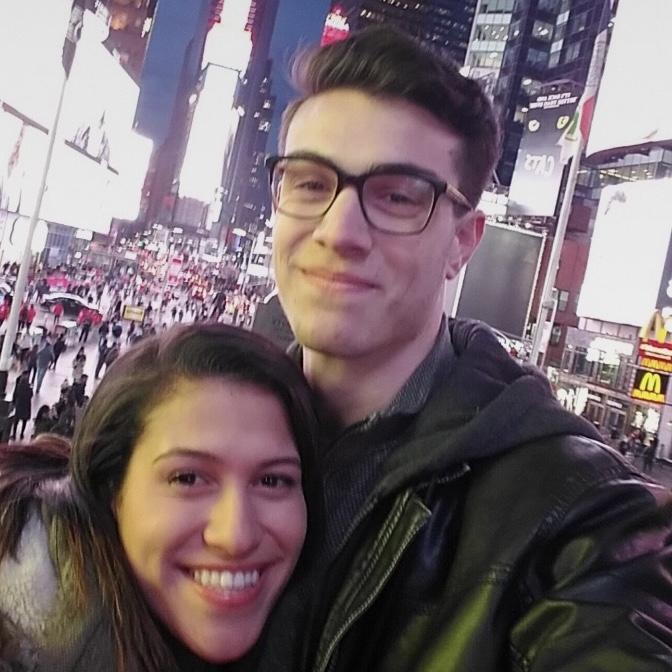 The night we made it official!