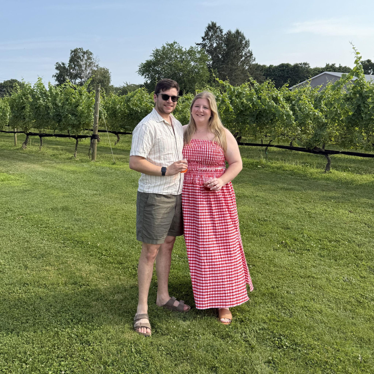 July 2025 - Afternoon at a vineyard on Long Island for 4th of July.