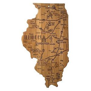 Totally Bamboo® Illinois Destination Cutting Board