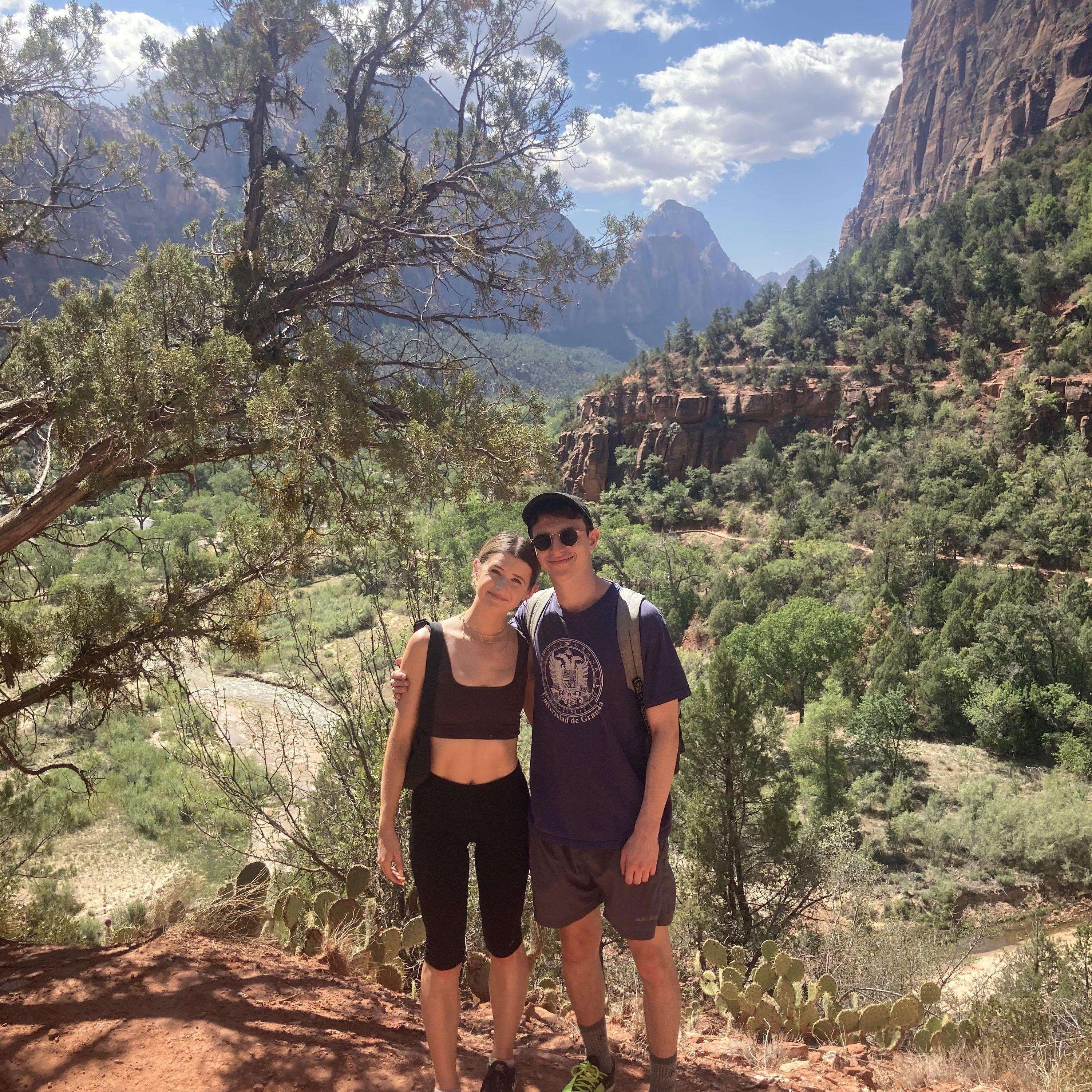 Beautiful hike in Zion National Park!