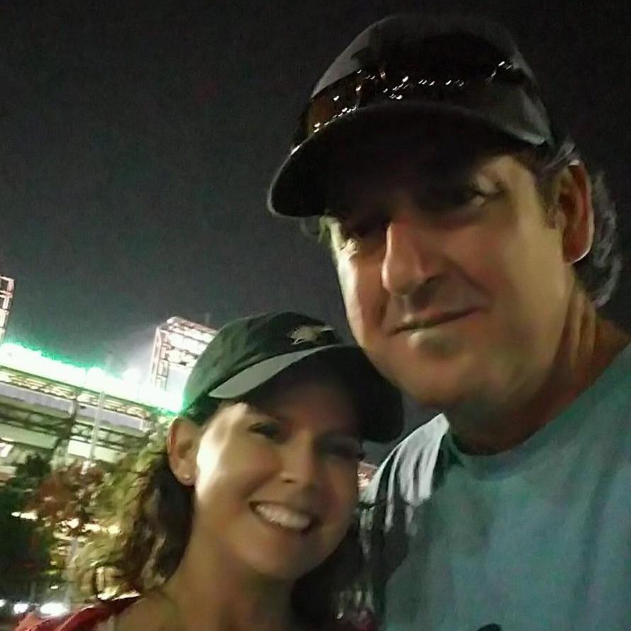 Terri & Dennis on one of their first dates - Philly's Game