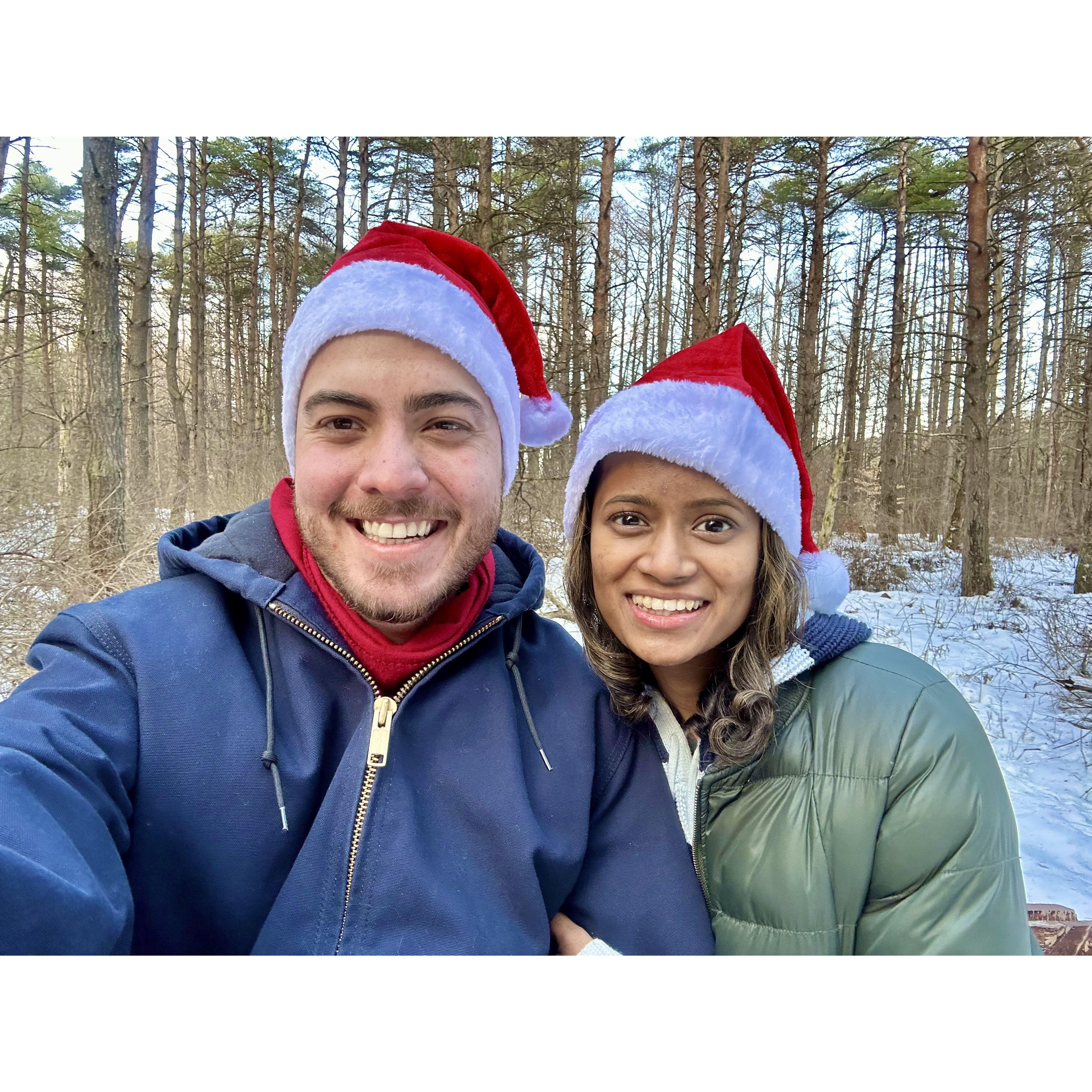 Sharon's first taste of Todd's hometown, and what's cuter than a sleigh ride together?