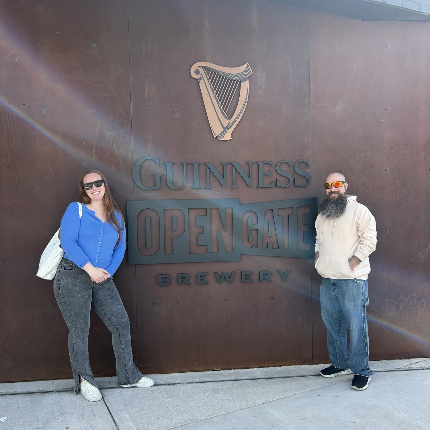 Wills favorite place on earth, the Guinness Brewery in Chicago, IL. Look at the smile on his face!