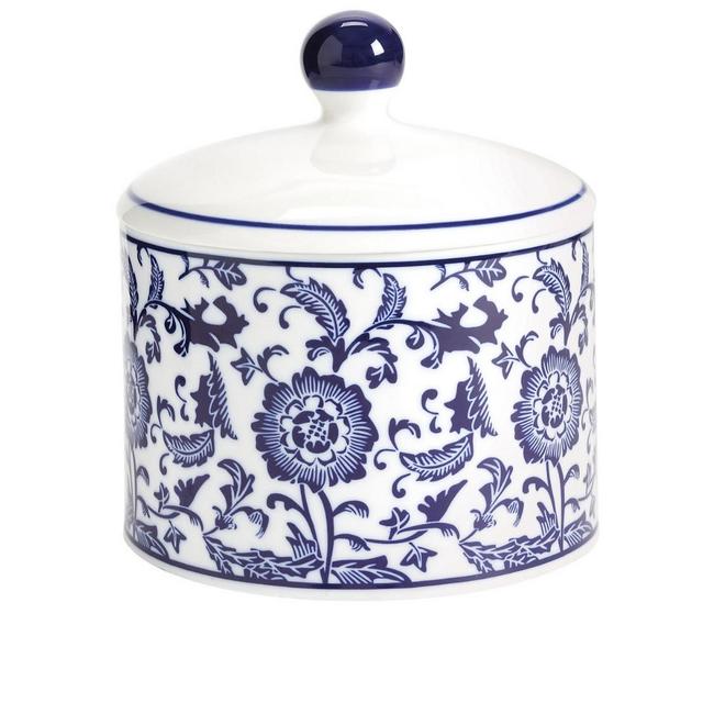 Blue & White Bath Collection - Canister