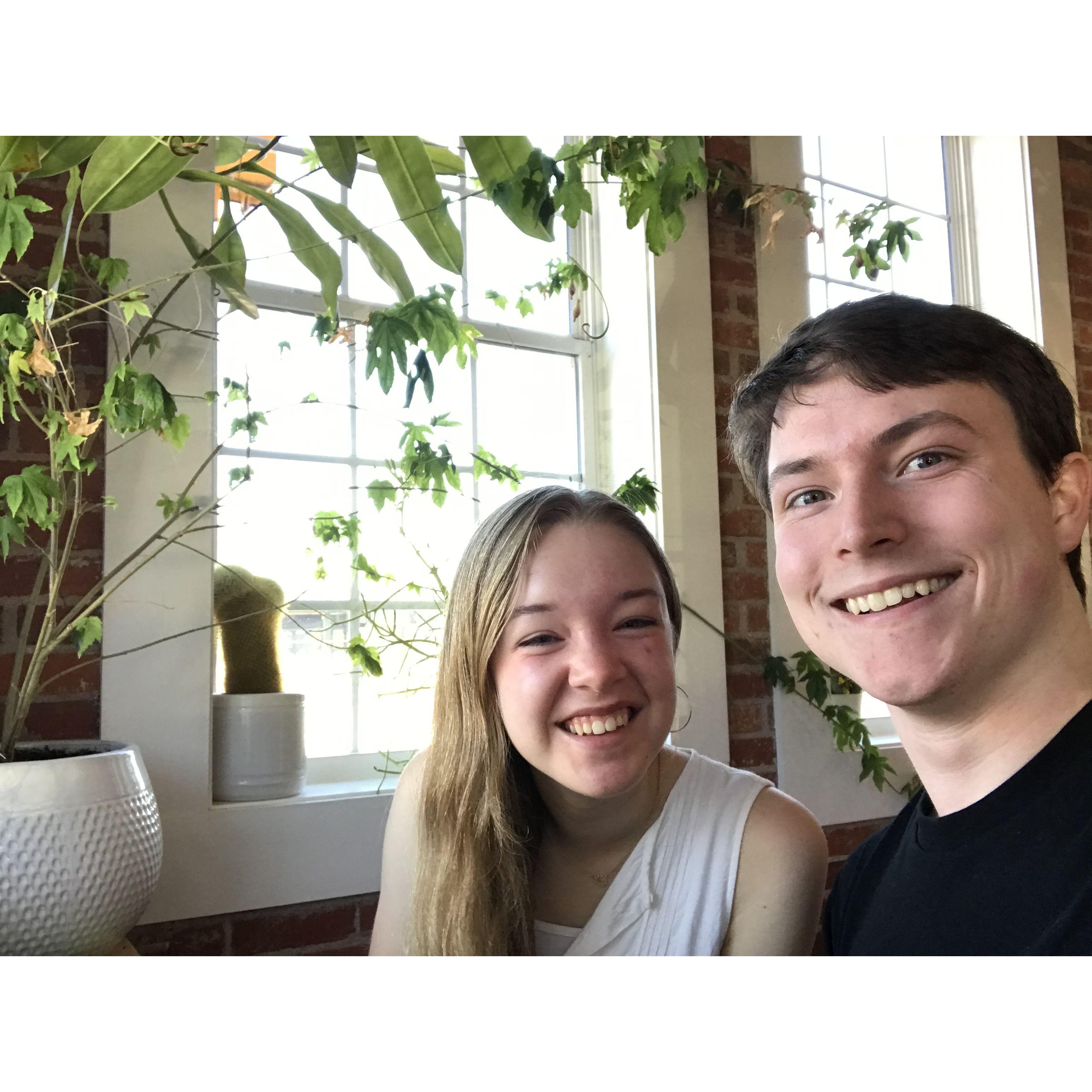 Breakfast date at Tandem Creperie, June 2022