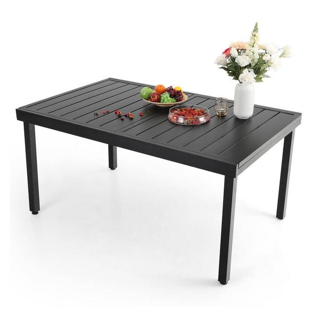 6-8 Person Expandable Rectangular Patio Table - Captiva Designs