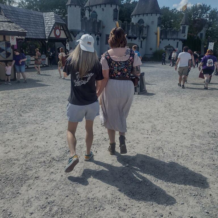 Erika’s first time at the Renaissance Faire!