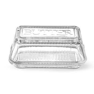 Bordeaux Glass Butter Dish