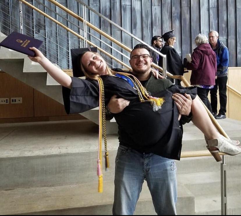 2019. Katie graduated from UWSP with degrees in general and instrumental music education. She taught general music at a Spanish Immersion El. School in MN and now teaches music in Kaukauna, WI.