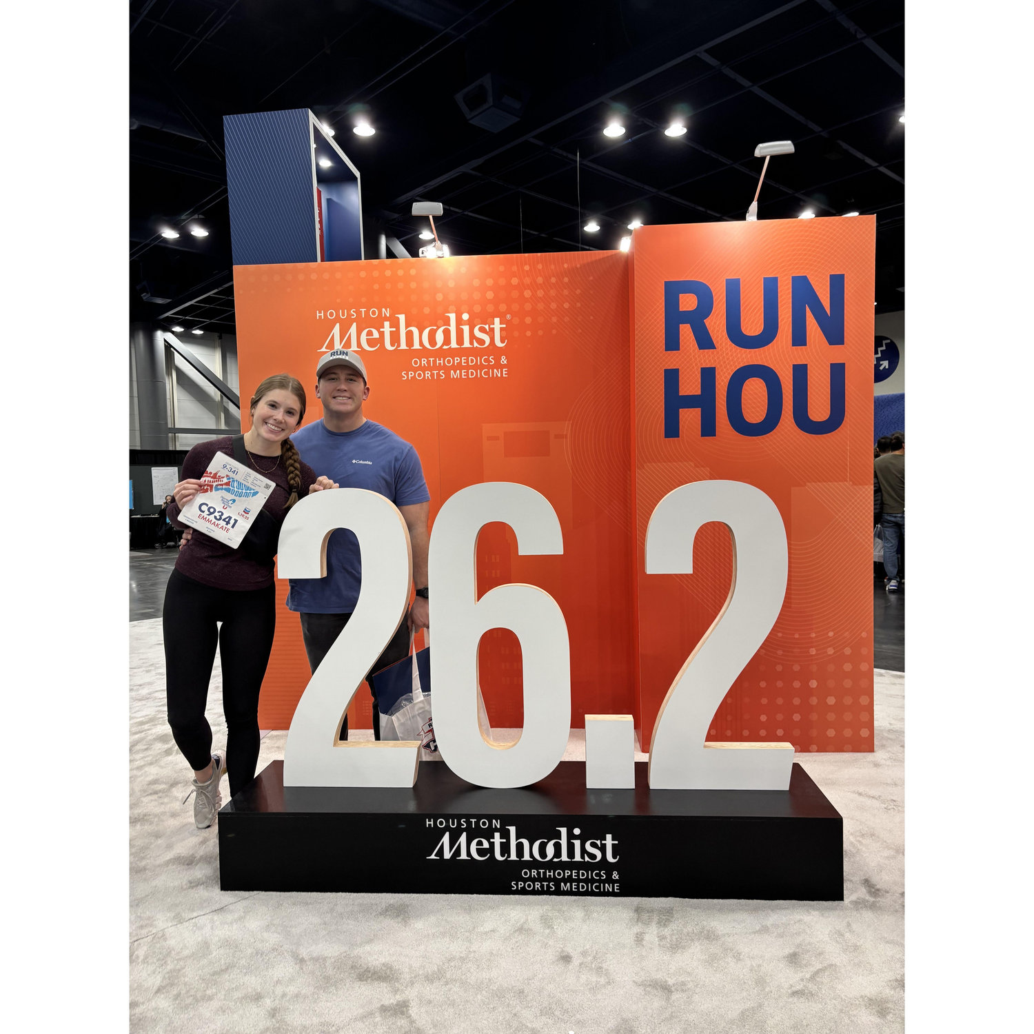 Race expo for Emma's first marathon!