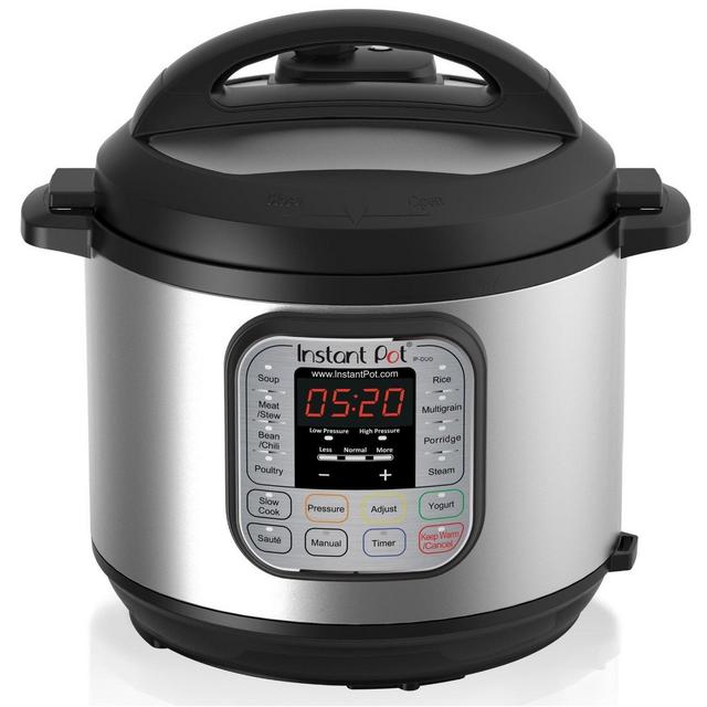Instant Pot DUO60 V3 6 Qt 7-in-1 Multi-Use Programmable Pressure Cooker, Slow Cooker, Rice Cooker, Steamer, Sauté, Yogurt Maker and Warmer