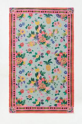 Lannie Indoor/Outdoor Flatwoven Printed Fruit Rug