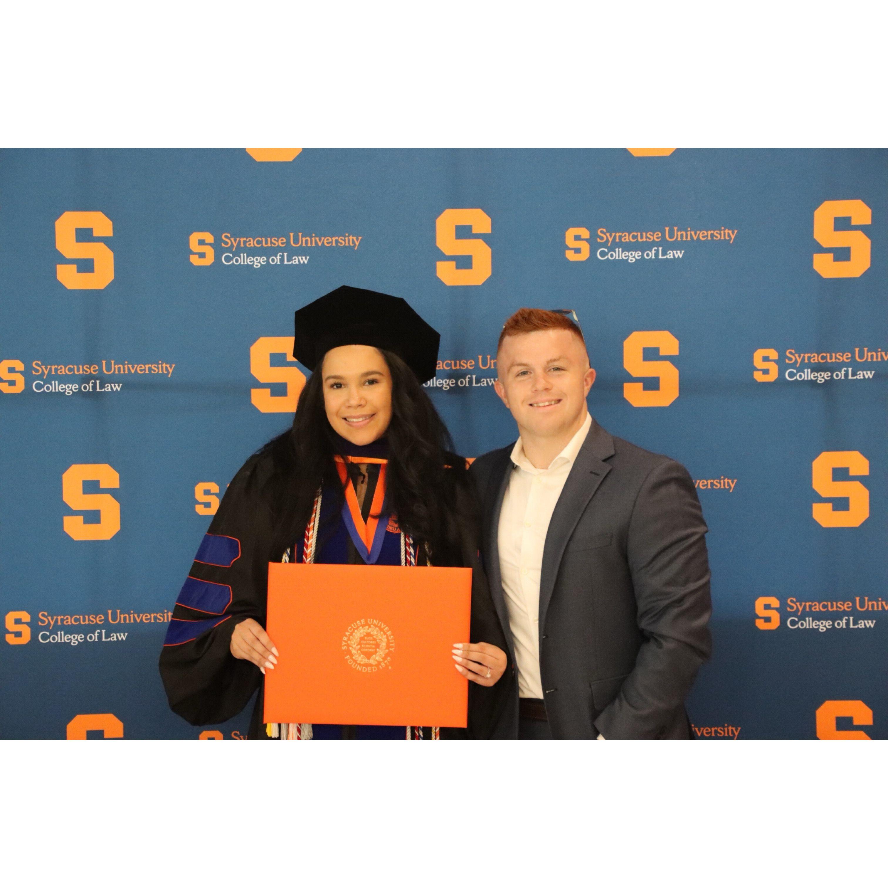 2024: Nikita's graduation from Syracuse Law!