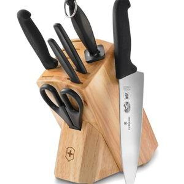 Victorinox Fibrox Pro 7-Piece Cutlery Block Set