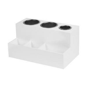 Hair Tools Organizer With 5pcs Magnets 12"X7"X6" White - Threshold™