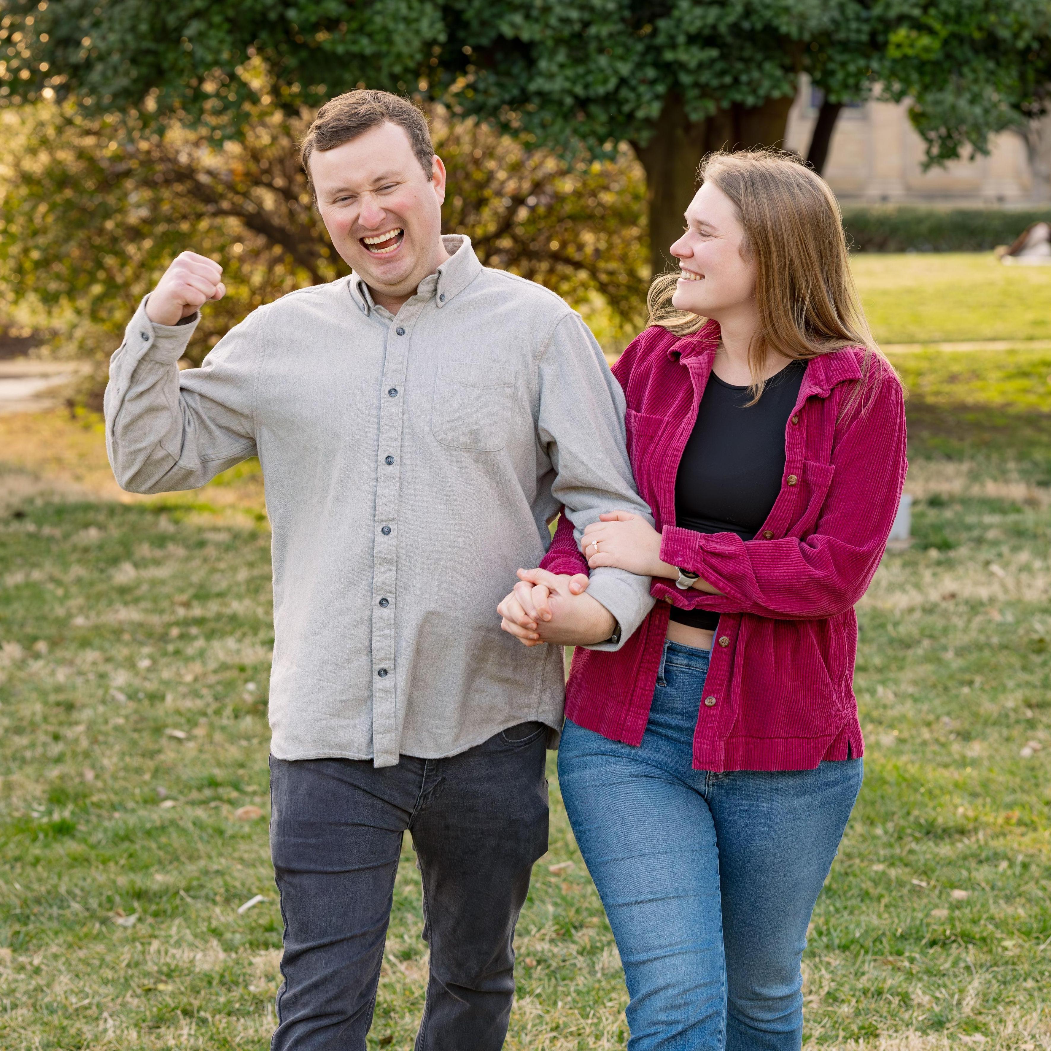 Celebrating our engagement! March 8, 2025