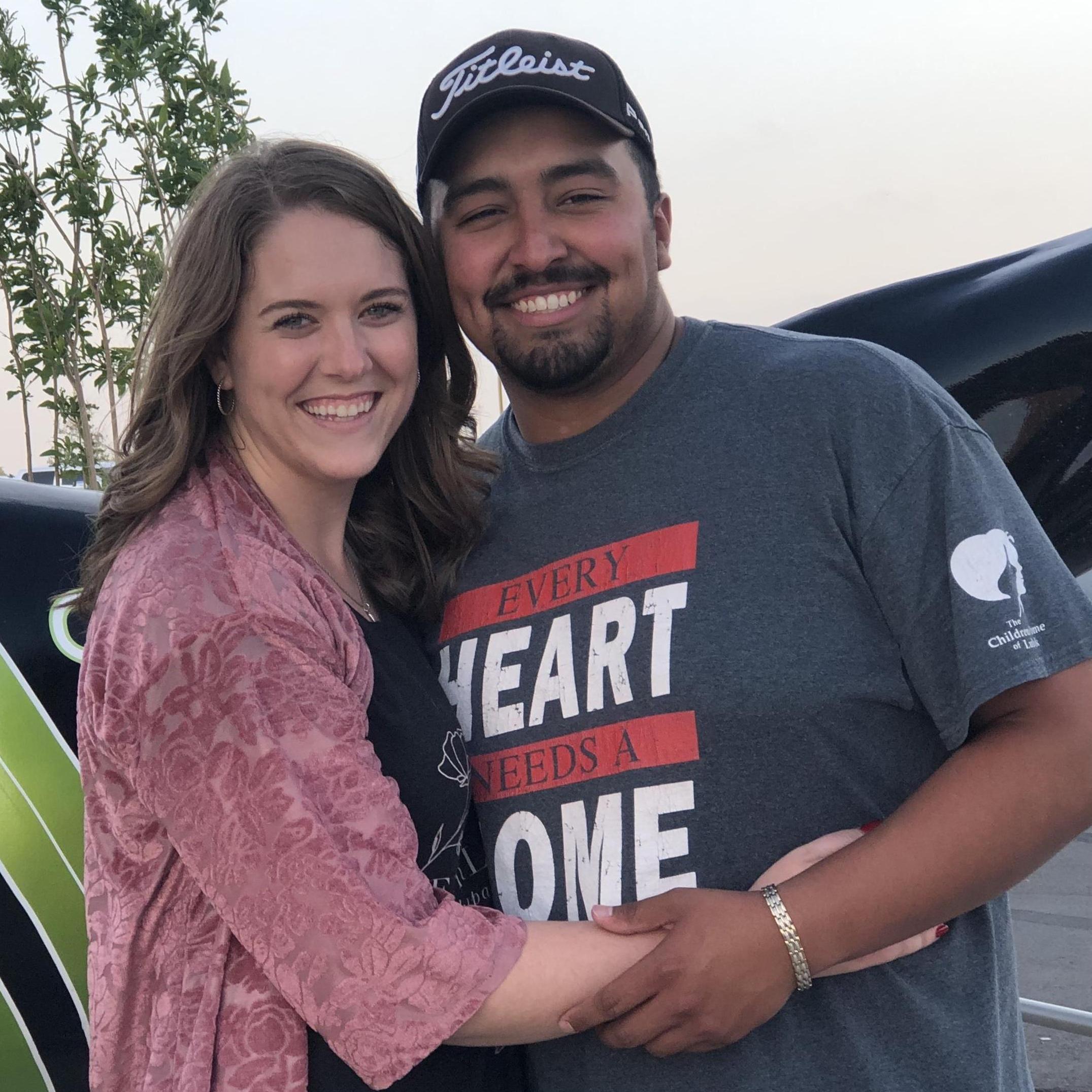 Our first picture together.
