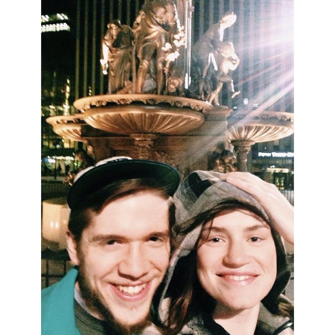 Soon after we met in 2014 at Fountain Square downtown Cincinnati!