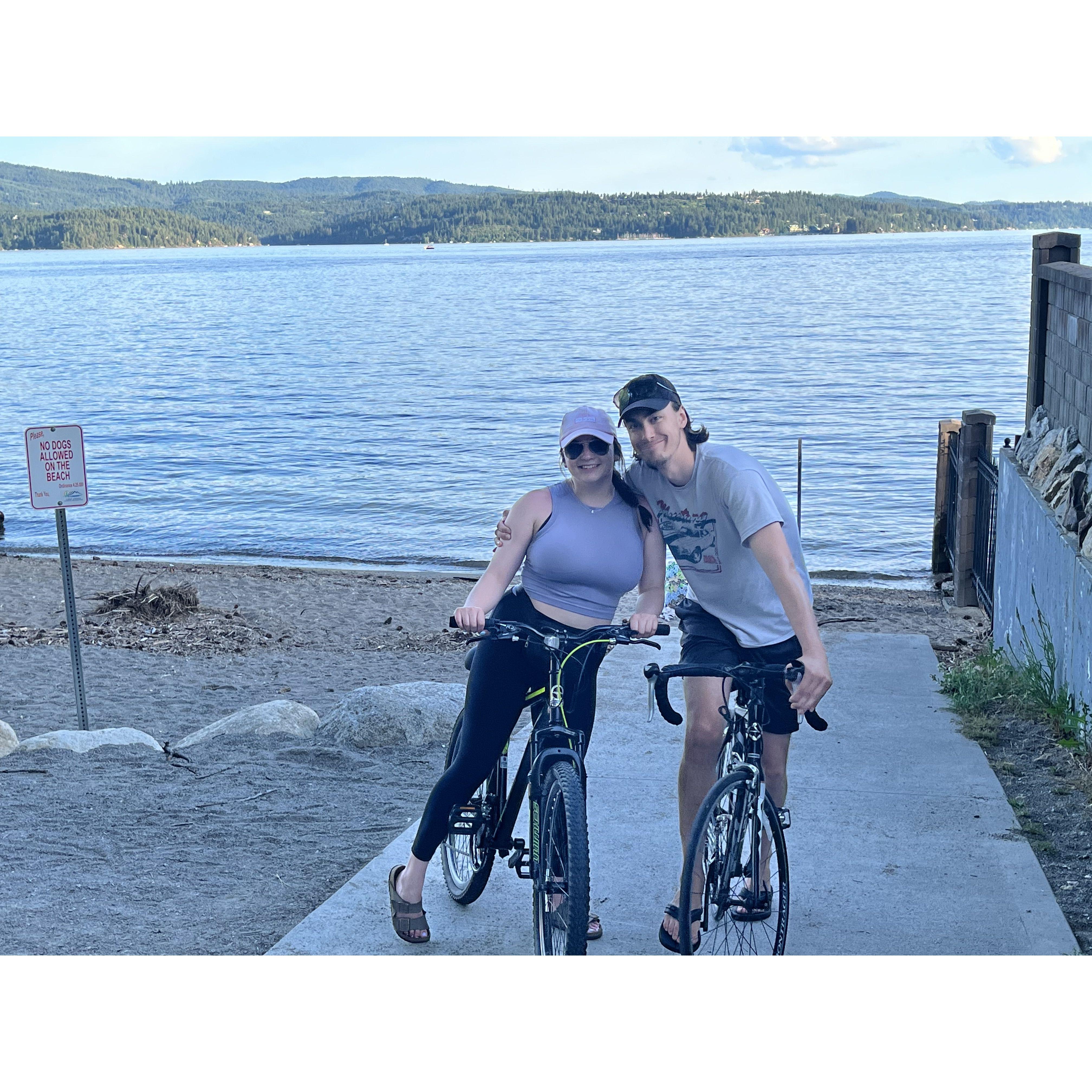 Biking around CDA - 2022