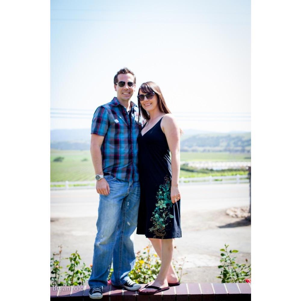 The beginning of our many wine tasting adventures