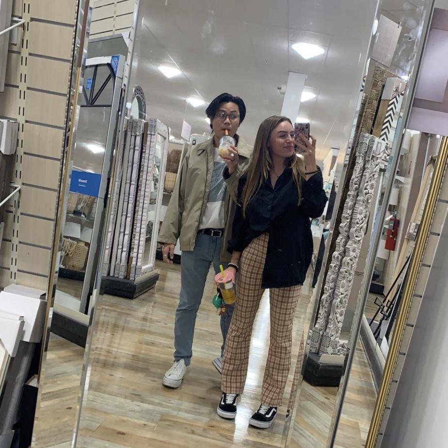 A little snapshot from the very beginning — the bride and groom’s first date