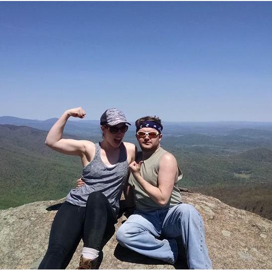The gun show was free at the top of Old Rag!