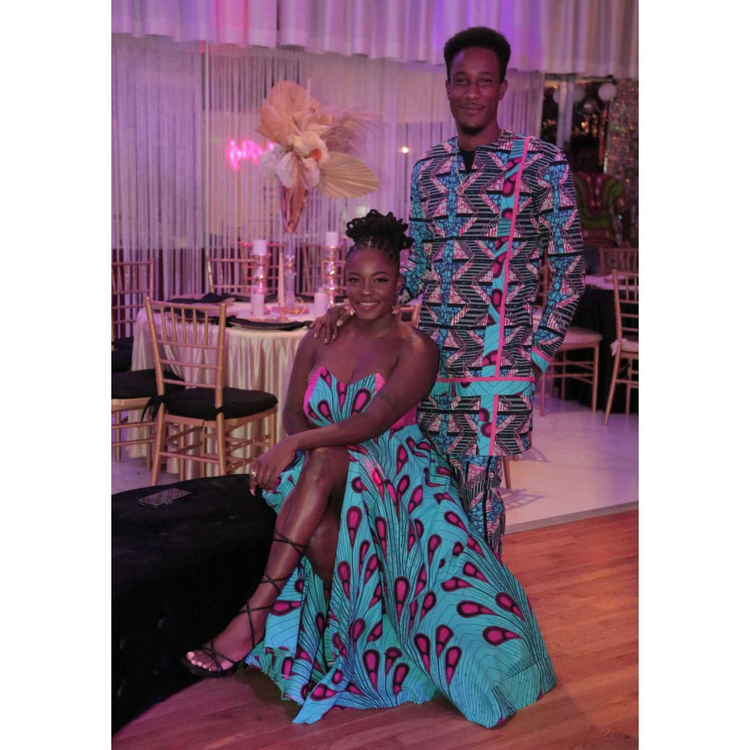 This was a picture taken at a friends birthday party. This was our first time attending an event as a couple.