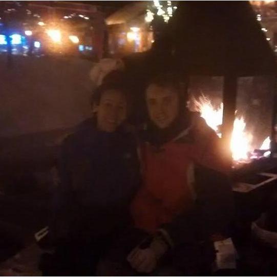Braving -30'C for Daragh's first time skiing - 2015