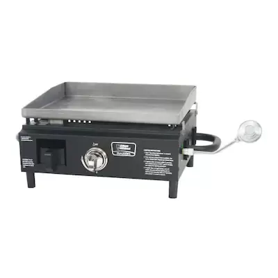 Blue Rhino Razor Black/Powder Coated 18000-BTU 284-sq in Portable Gas Griddle Grill