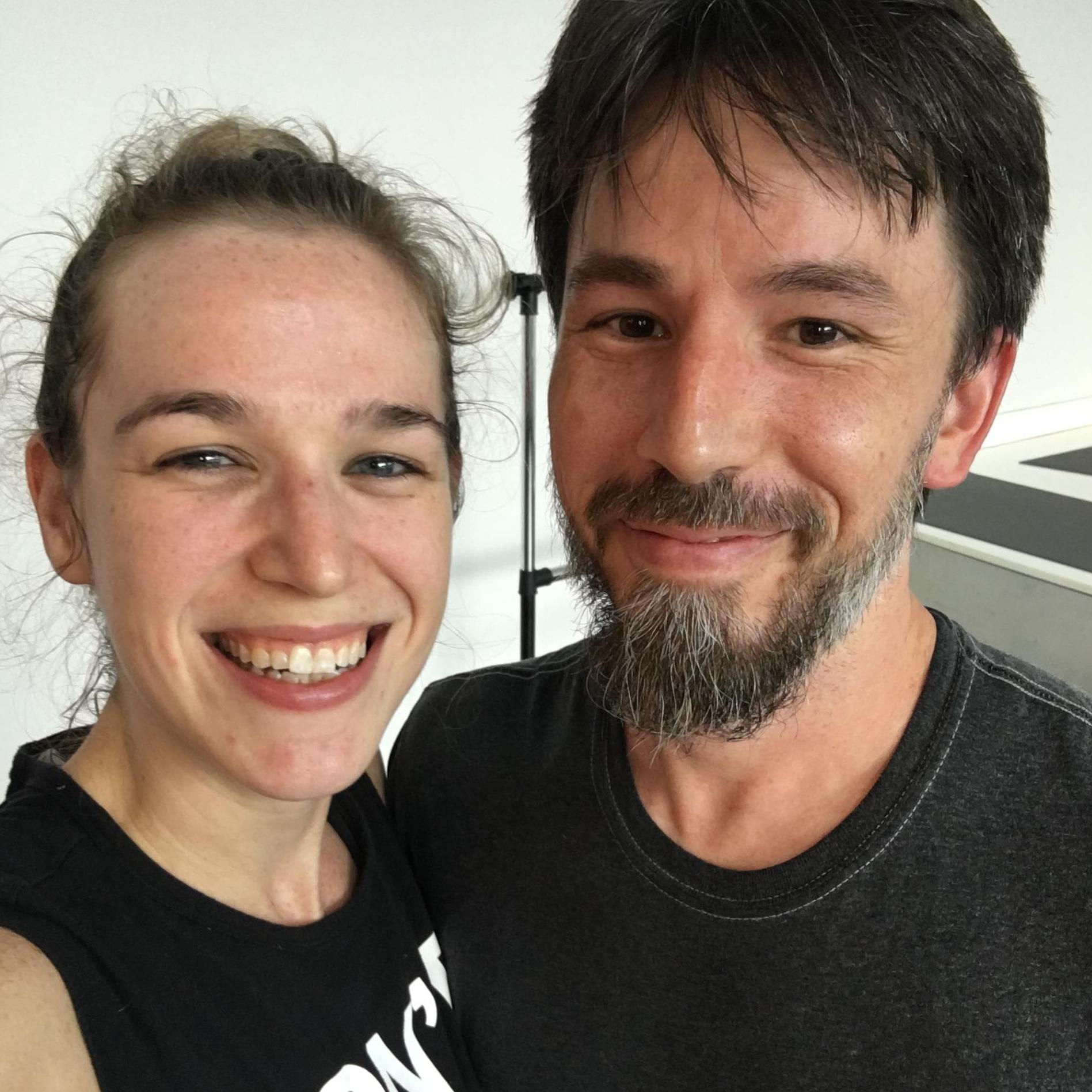 Steve's first hot yoga class