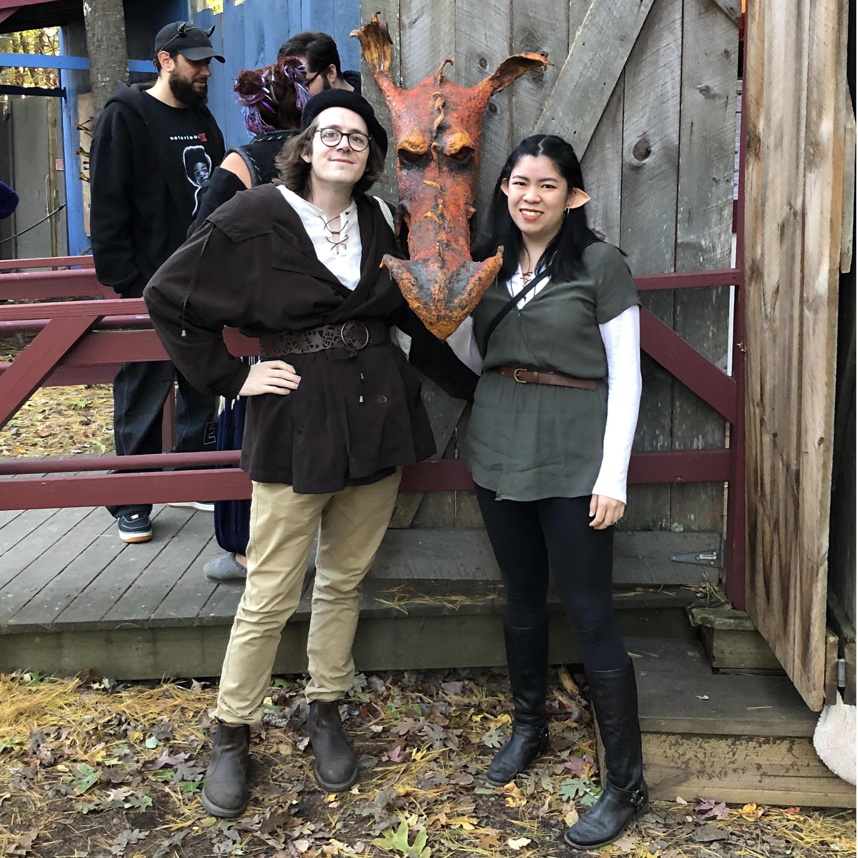 Having fun at King Richard's Faire (October, 2019)