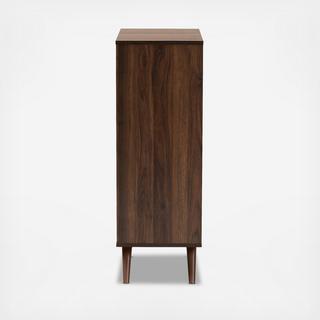 Baxton Studio, Naoki 2-Door Shoe Cabinet | Zola