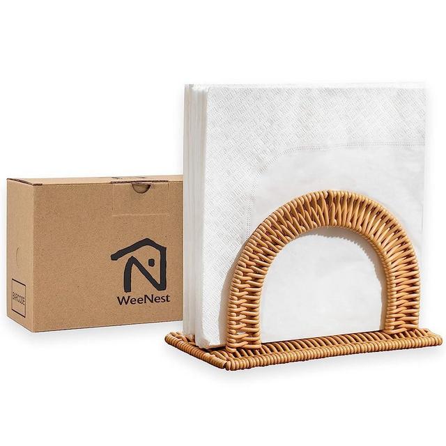 WeeNest Paper Napkin Holder, Dinner Napkin Holder, Rustic Napkin Holder, Stand Up Napkin Holder, Napkin Holder Stand, Upright Napkin Holder, Light Brown