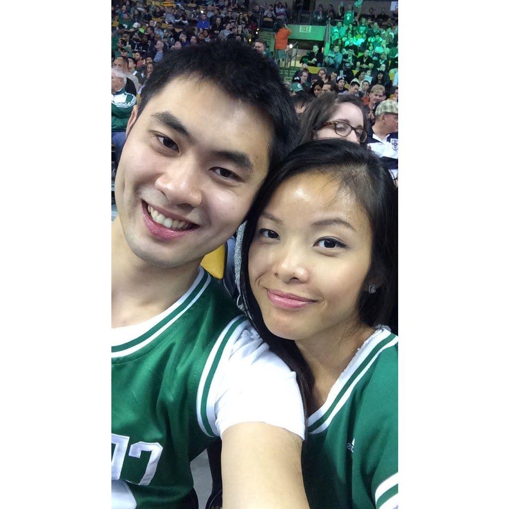 Our first Celtics game together!