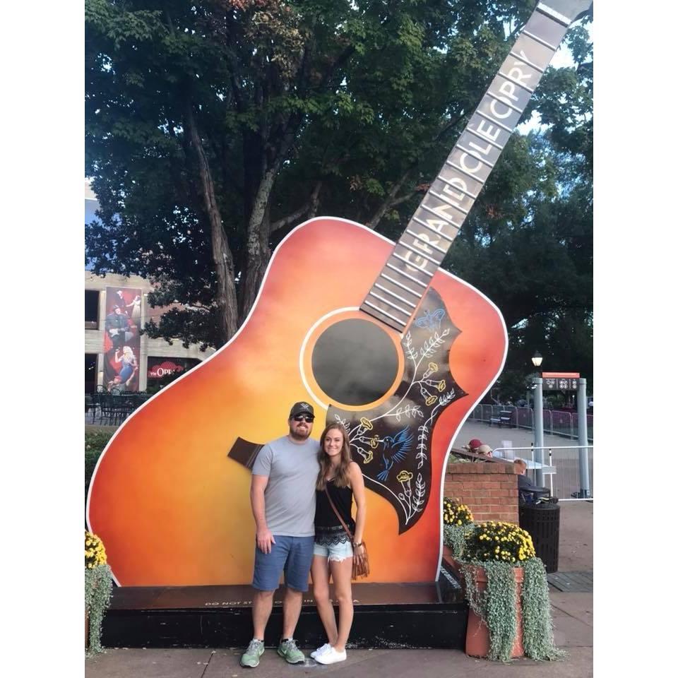 Our first trip to Nashville. We are in front of the Grand Ole Opry here.