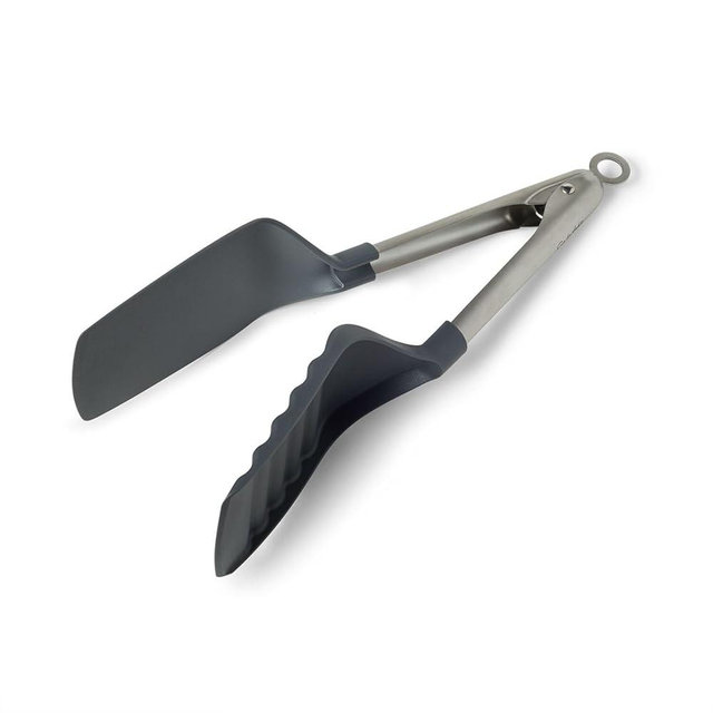 Sur La Table Nonstick Sheet Pan Tongs, Black