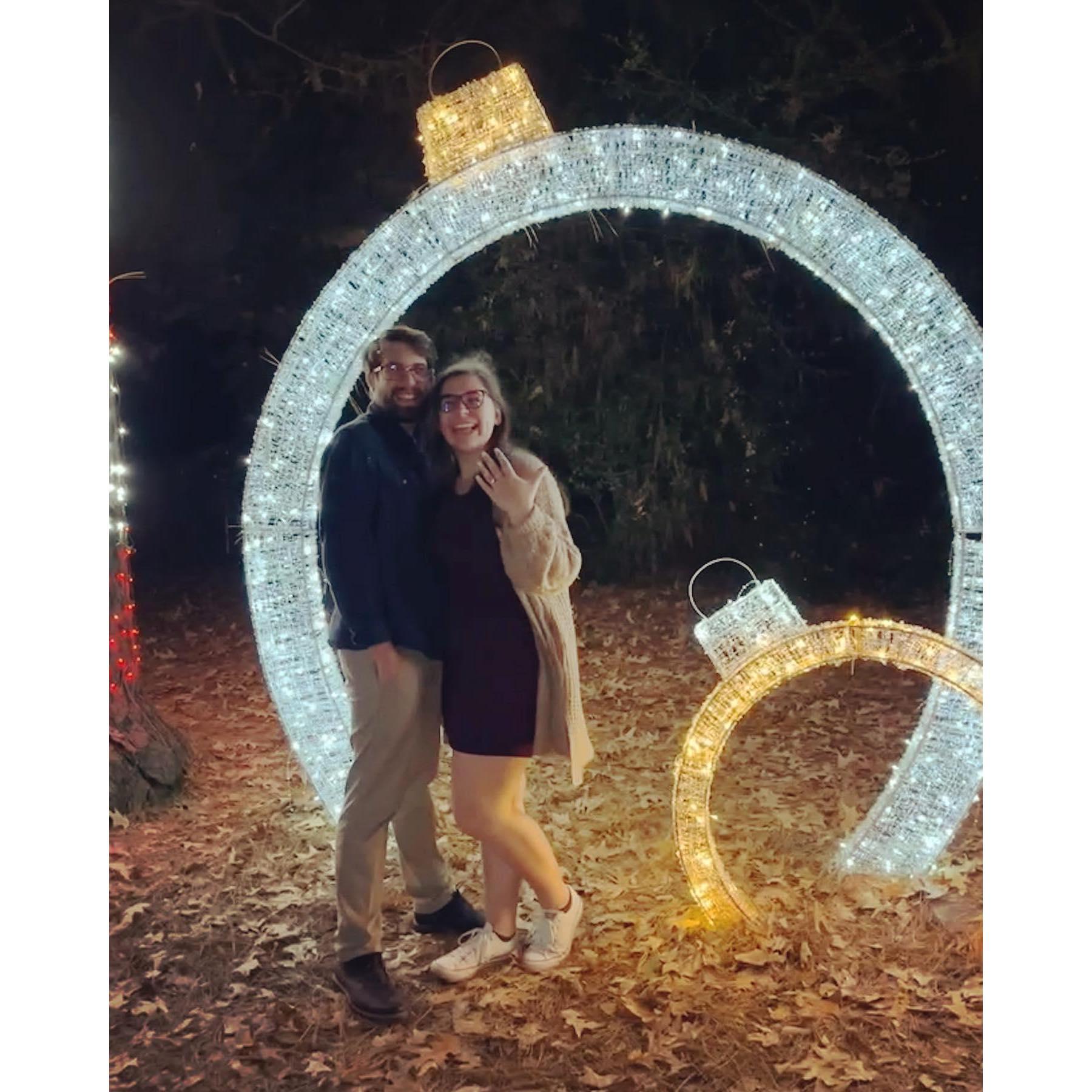 The day we got engaged!