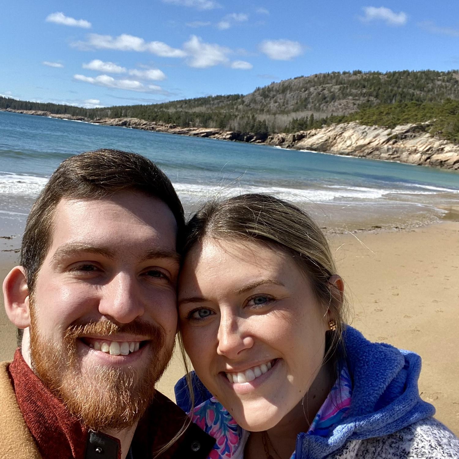 Bar Harbor for our first anniversary